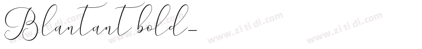 Blantant bold字体转换